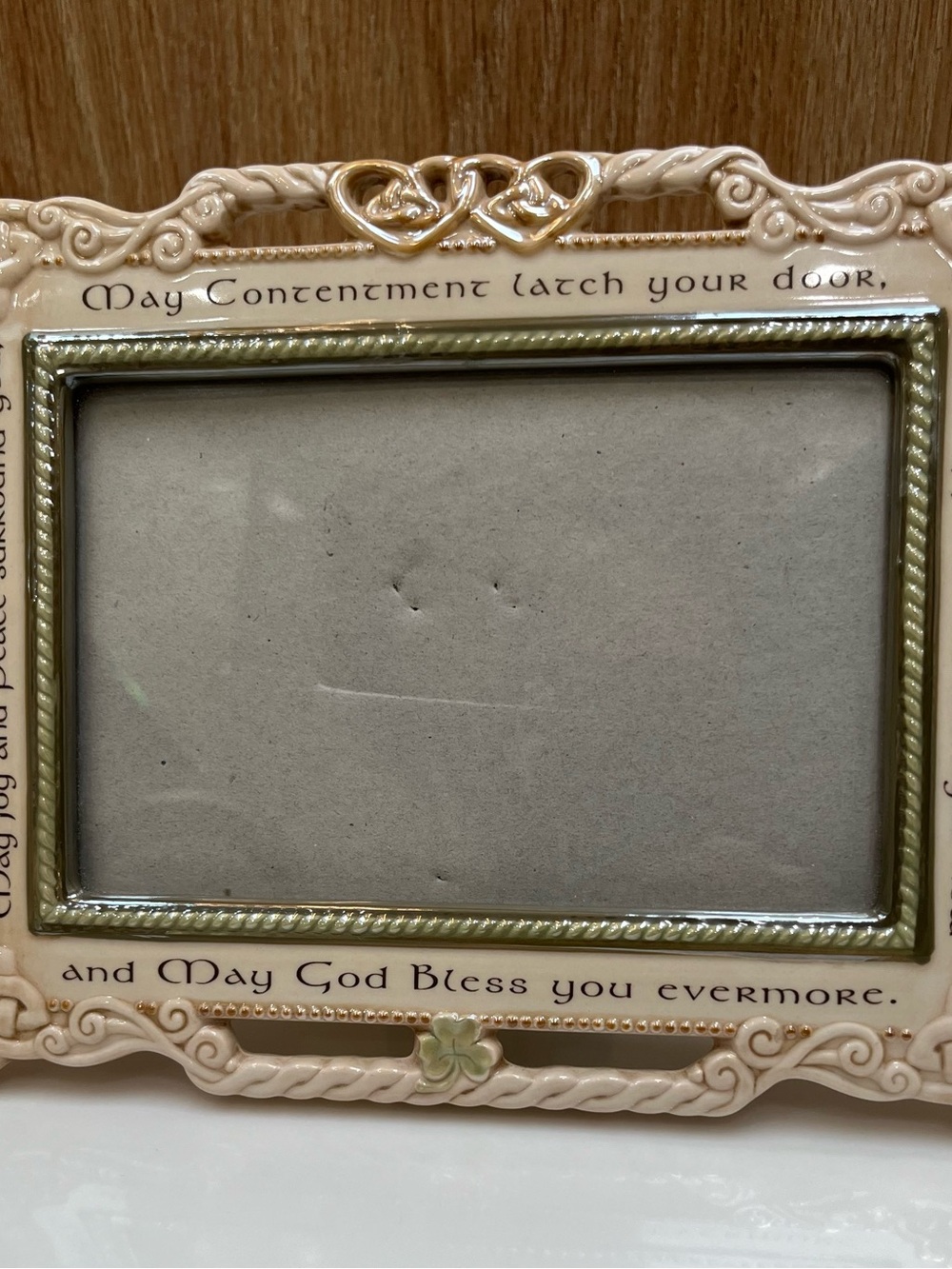 Grasslands Road Celtic Traditions Ceramic 4x6 Picture Frame - Irish Wedding